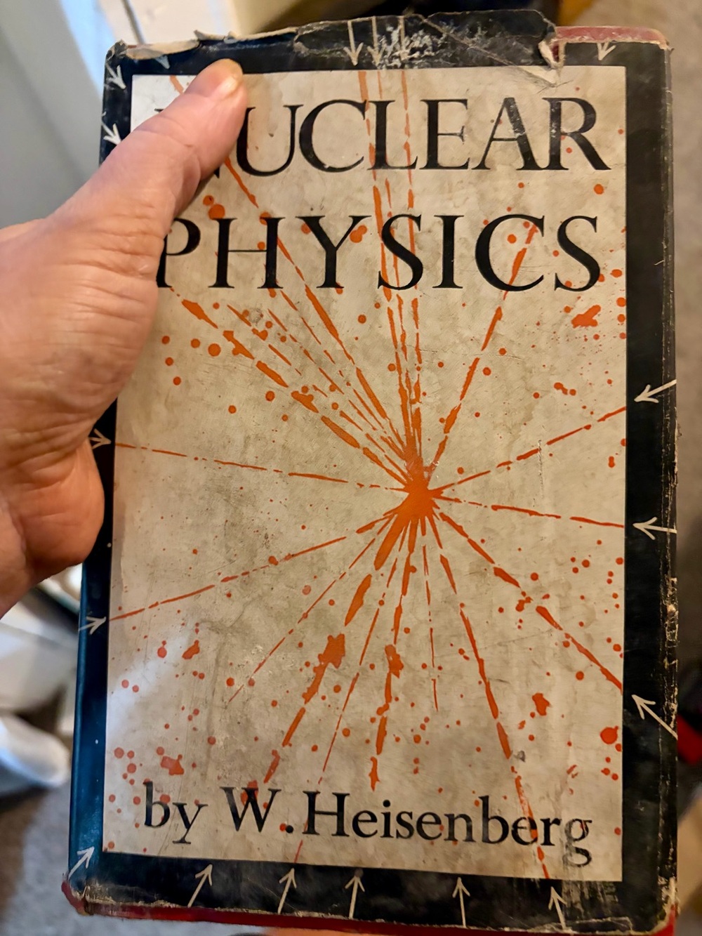 Nuclear Physics by W. Heisenberg — Orange and Black Cover